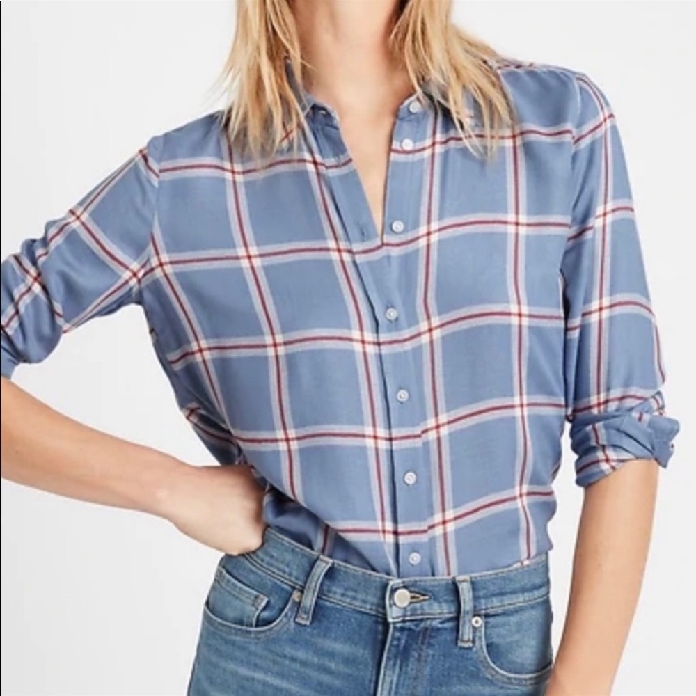 NWT Banana Republic Dillon Classic Fit Super Soft Button Down Shirt Size Large